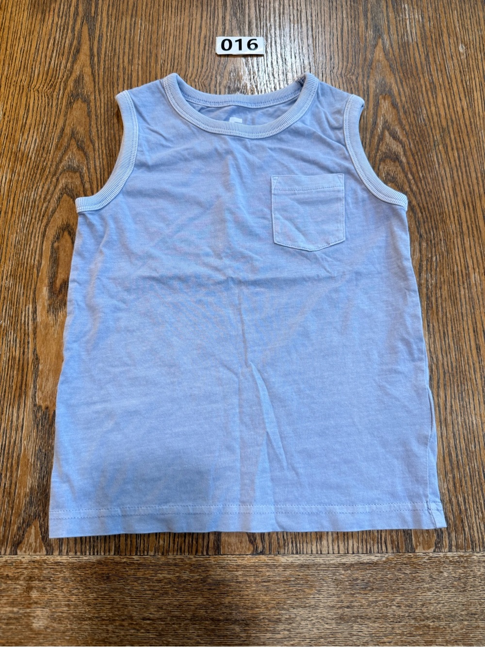 Cotton On Pale Blue Kids Tank with Chest Pocket